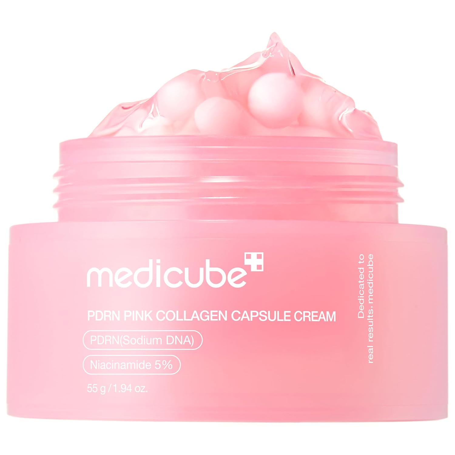 Medicube TXA Niacinamide collagen caspule cream DNA PDRN Pink face moisturizer