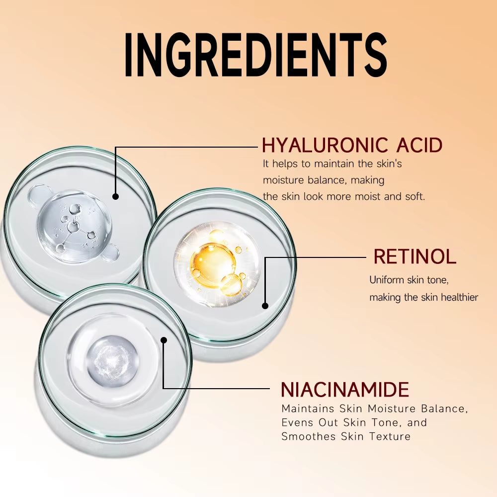 Collagen Retinol Cream – Day & Night Face and Neck Moisturizer, Anti-Aging, Smooth Fine Lines, Brighten Dull Skin, Intensive Hydration