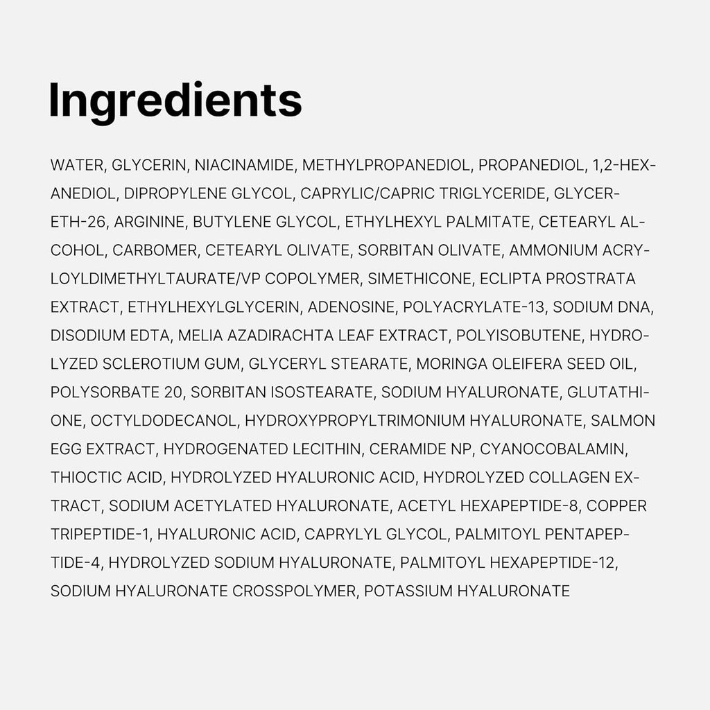 Medicube TXA Niacinamide collagen caspule cream DNA PDRN Pink face moisturizer