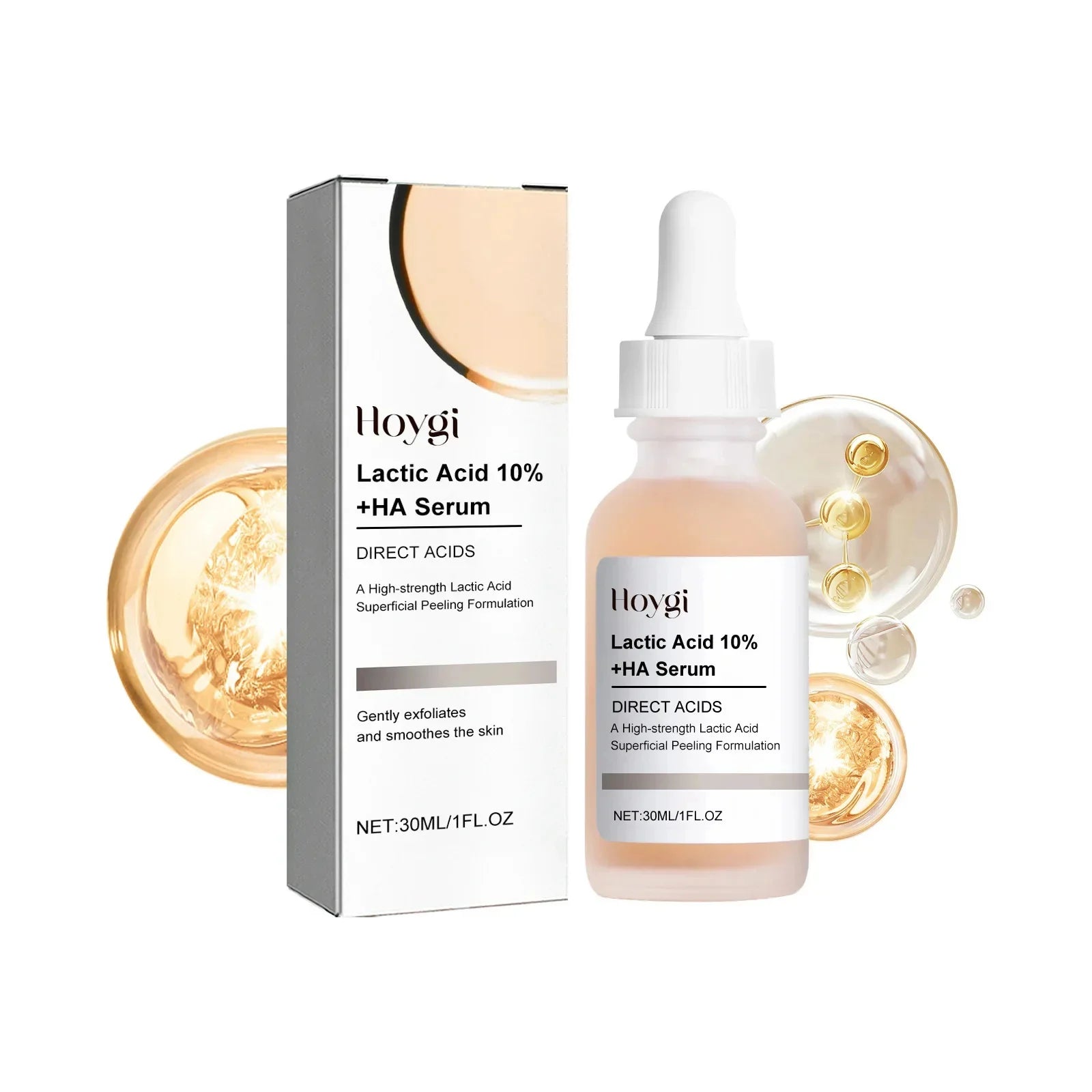 Lactic Acid Face Serum – Tightens Pores & Moisturizes Skin